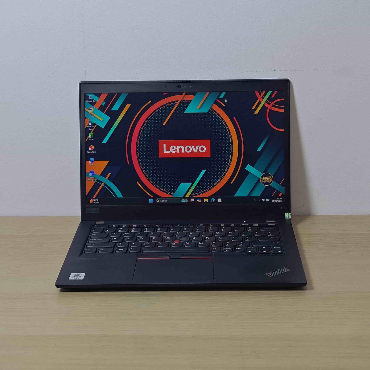 Lenovo Thinkpad X13G1 Depan Tengah Lenovo Thinkpad X13G1 Tengah Butik Laptop